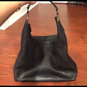 Authentic black leather Gucci purse